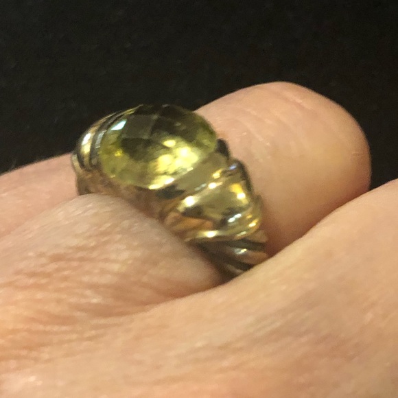 Rare, retired David Yurman lemon citrine ring - Picture 12 of 12